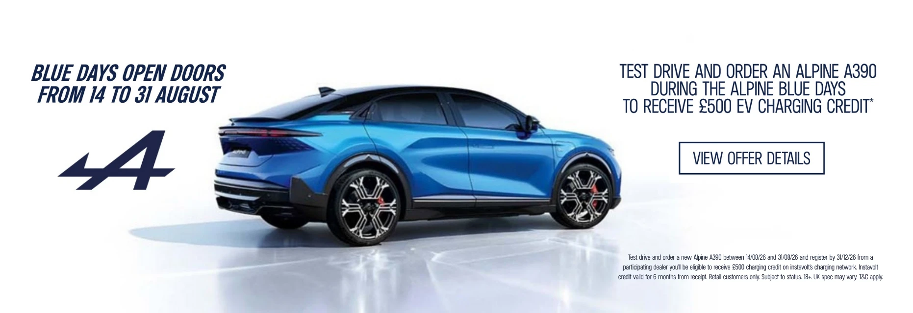 Alpine A390 Blue Days