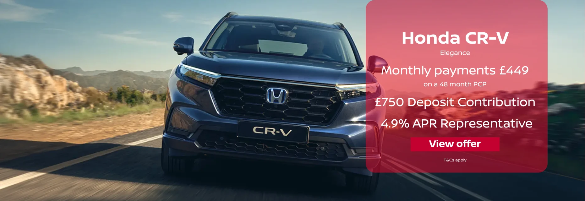 CR-V PCP Banner