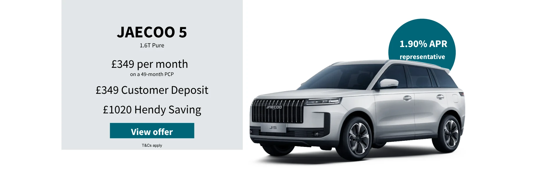 Jaecoo 5 Hot Offer
