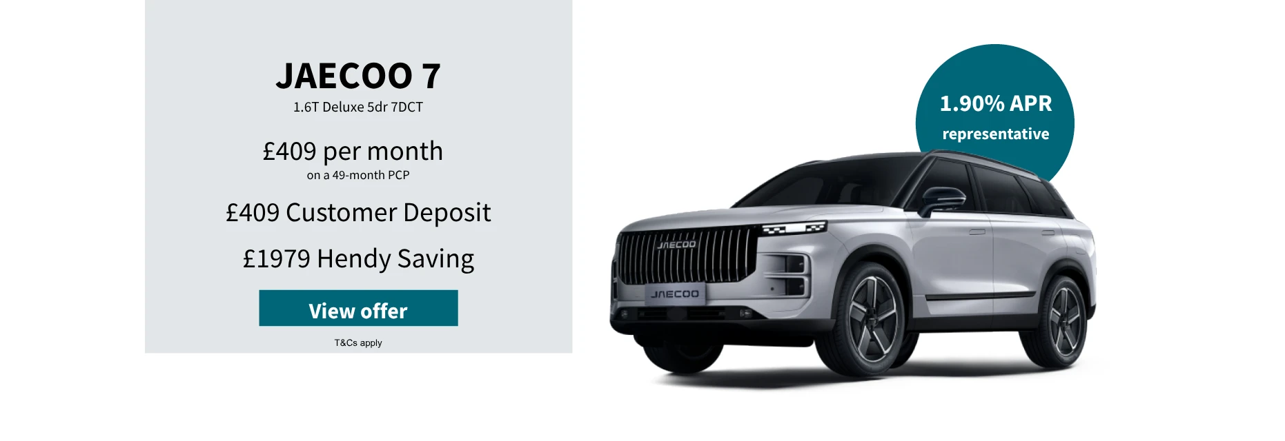 Jaecoo 7 Hot Offer