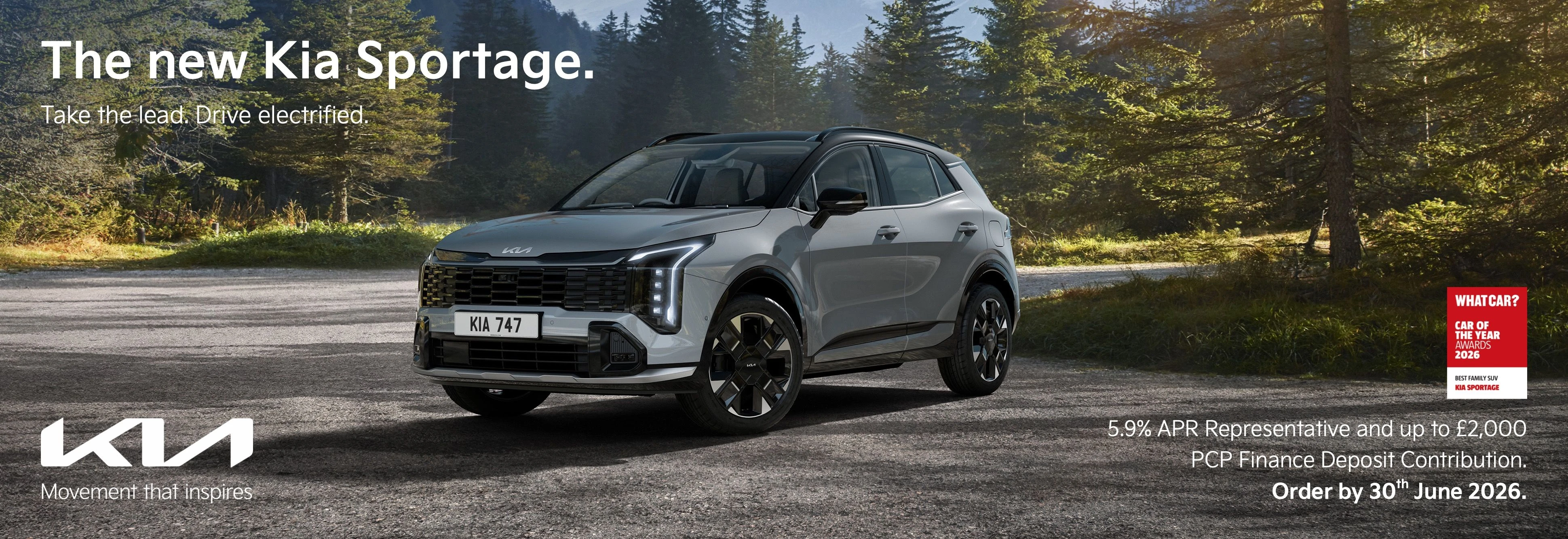 Kia Sportage - Q2 banner