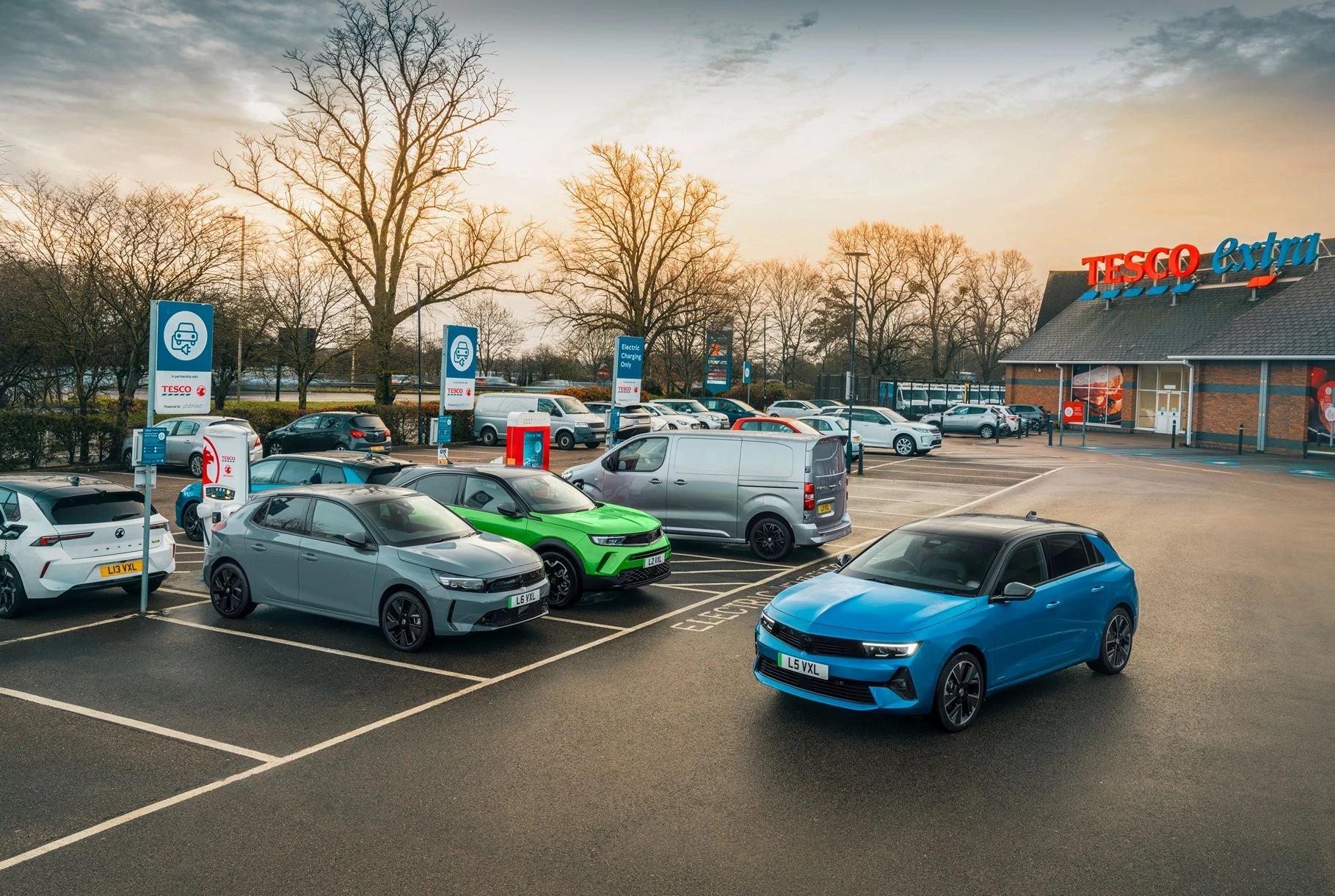 Tesco ev 2025 charging near me