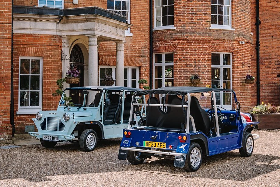 The Electric MOKE showcases at Ascot