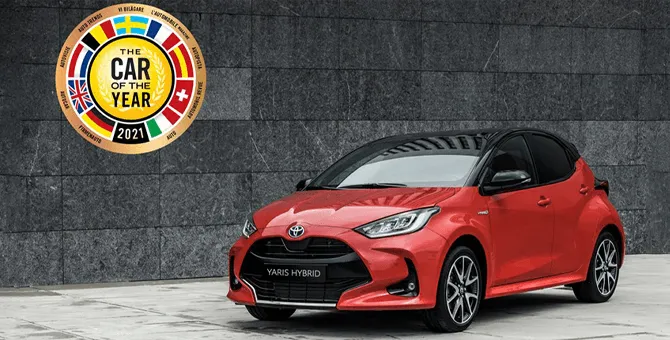 Toyota Yaris Named 2021 European Car of the Year