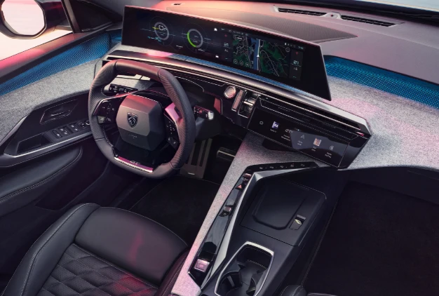 Panoramic floating screen