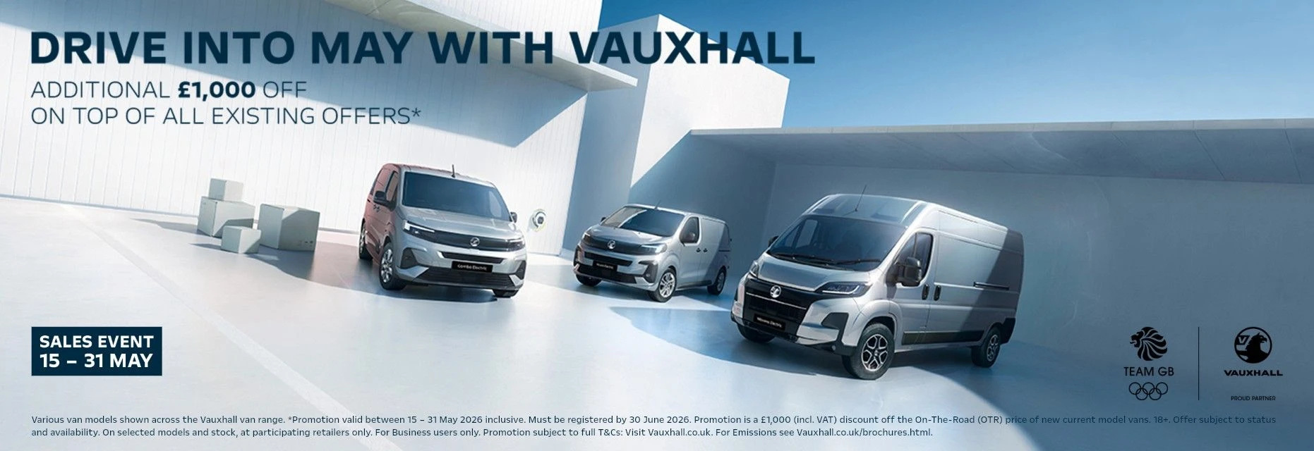 May Sales Event Van